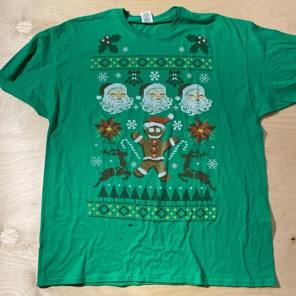 Dec. 25th Green Christmas Graphic T-Shirt 2XL (NH) - Picture 3 of 7
